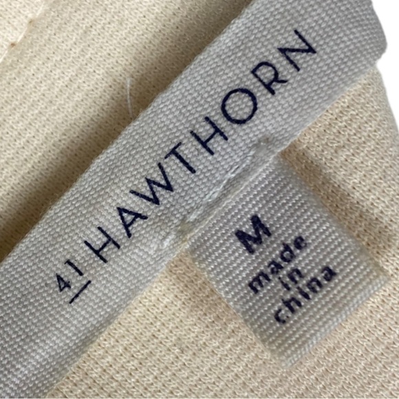 41 Hawthorn Colorblock Dress Navy Cream Orange Size M - Picture 5 of 8